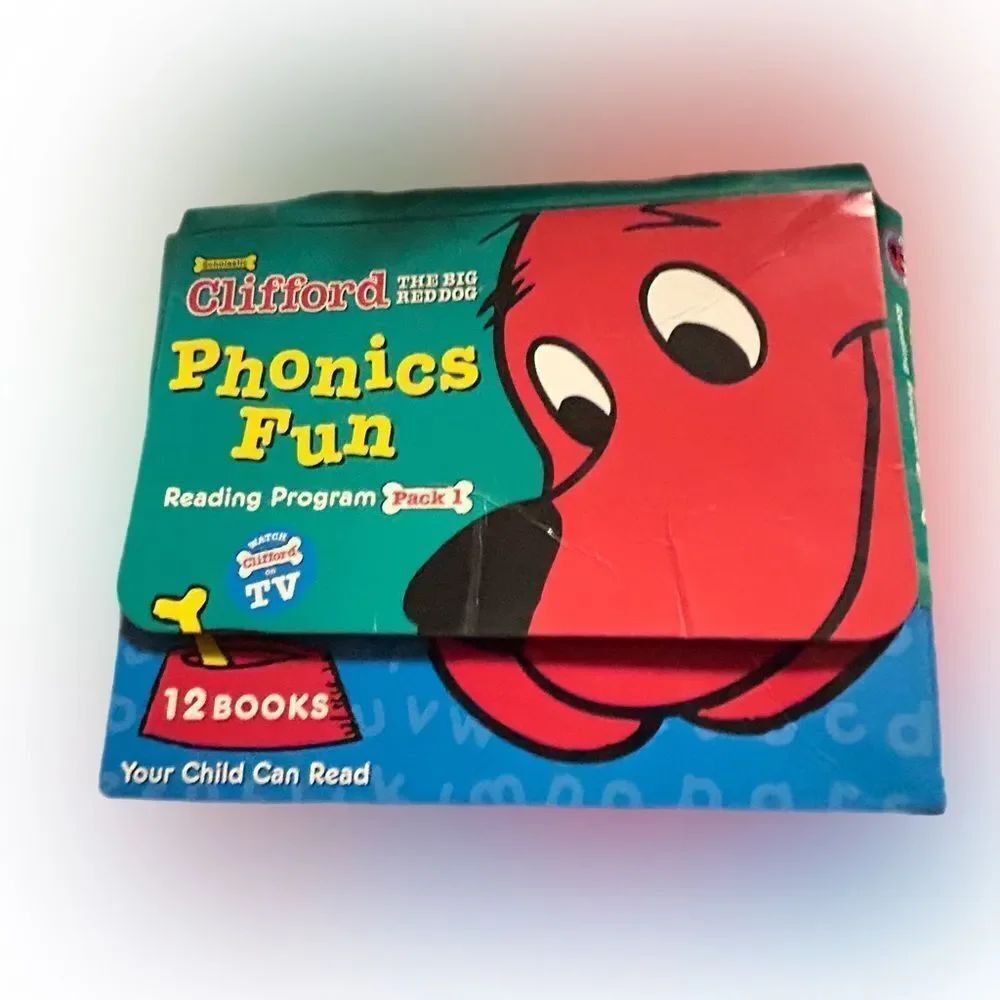 Vintage Y2K Clifford The Big Red Dog Phonics Fun Reading Program 12 Books